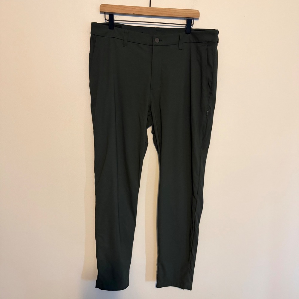 Lululemon ABC‎ Slim-Fit Golf Trouser 32" green 36 athletic performance casual - Picture 2 of 6